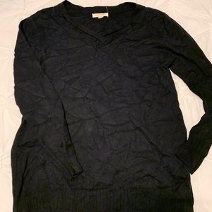 BLACK THIN-SWEATER